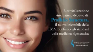 Scopri di più sull'articolo Biorivitalizzazione viso: l’atteso debutto di Profhilo Structura, il nuovo iniettabile della IBSA, ridefinisce gli standard della medicina rigenerativa