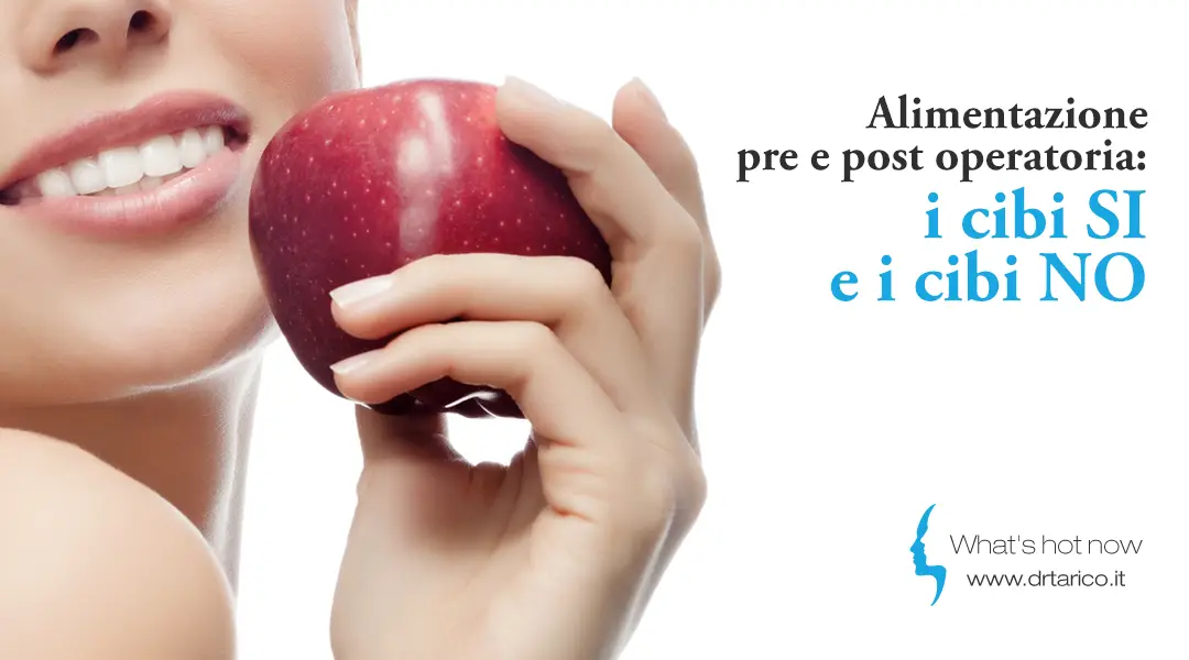 Al momento stai visualizzando Alimentazione pre e post operatoria: i cibi SI e i cibi NO